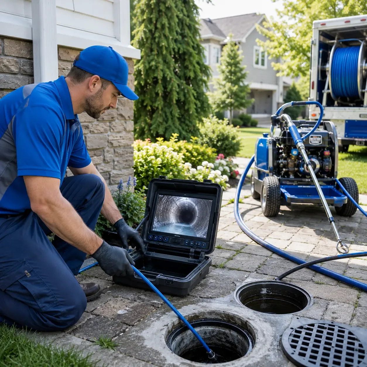 Outdoor drain cleaning professionals serving Challenge, CA